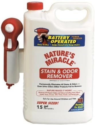 Nature's Miracle Stain & Odor Remover, Power Sprayer 192 oz