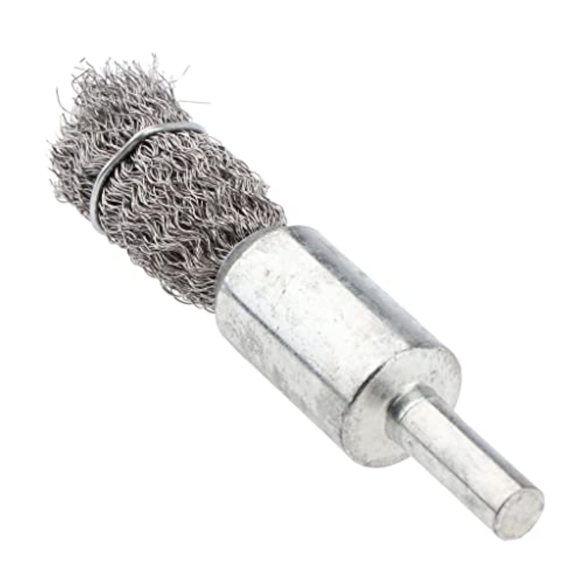 2 Piece Stainless Steel Pen Shape Crimped Wire Brush Set