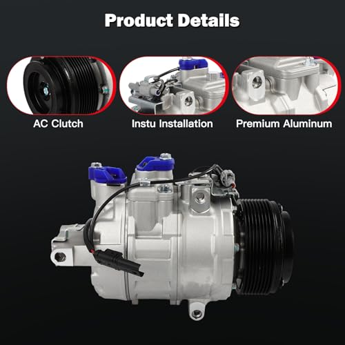 Image of Air Conditioning Compressor Fit for BMW 335i 435i 530i 535i 540i 640i 740i
