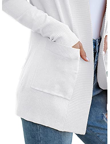 Image of REDHOTYPE Women's Cardigans with Pockets Casual Lightweight Open Front Cardigan Sweaters for Women (S-2XL)