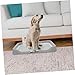 BESPORTBLE Indoor Dog Potty Tray Large Capacity Splashproof Pet Toilet for Dogs of All Durable Training Pad Holder Preventing Urine Spills and Floor Mess Suitable for Indoor Use