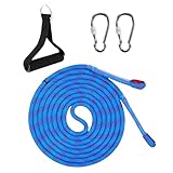Bezijhr Schlittenseil, 400cm Verstellbarer Und Rutschfester Gurt Mit Karabiner, Schlittenzieh Trainingsgurt Mit Griff, Für Kinder Erwachsene Jugendliche Familie Training Sowie Für Dreirad Und Kleine