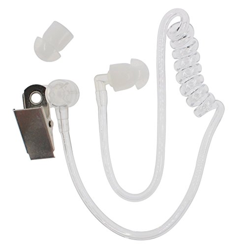 Kenmax 2 Pin Air Covert Acoustic Earpiece Headset For Two Way Radio Kenwood Puxing Baofeng Uv-3R Plus Uv-5R Uv-5Ra 888S (4 Packs) #TOP4