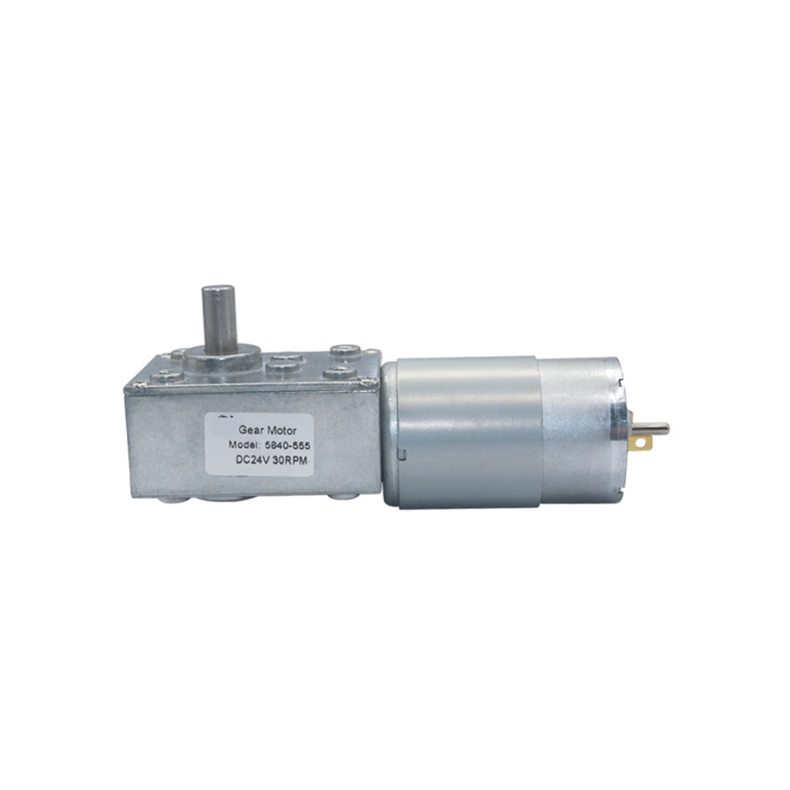 Mini-Motor mit starkem Drehmoment, Schneckenantrieb, Reduzierstück, 60 kg cm, for Vorhang-Verkaufsautomaten, Schneckengetriebemotor 5840–555: 80 U/min, Spannung: 24 V(24v,260 RPM)