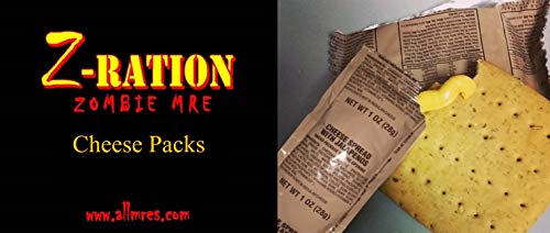 MRE Cheese Spreads: Cheddar, Jalapeno, or Both! Manufacture Date Mid.2022! (Jalapeno, 40 pack)