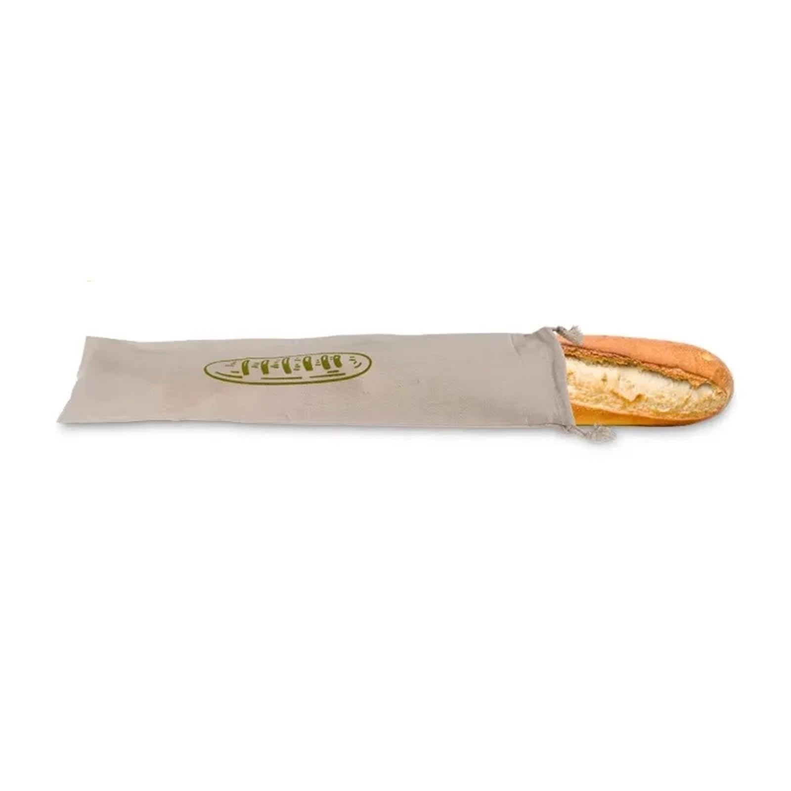ApuaVireo&Co Linen Bread Bag Linen Bread Bags,Reusable Drawstring Bag For Loaf, Homemade Artisan Storage, For Baguette(C)