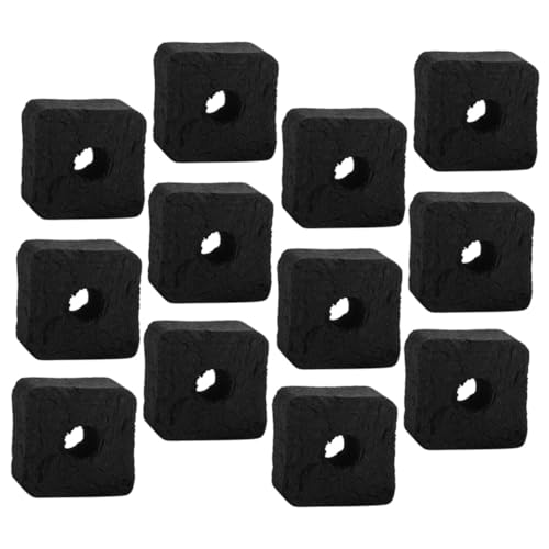 Garneck Carbón Vegetal De Bambú para Barbacoa Portátil y Chimenea, Bolsa 500g, Briquetas Ecológicas Sin Humo para Asar Al Aire Libre y Camping