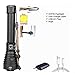 Produktbild 160000LM leistungsstärkste LED-Taschenlampe, hellste Zoom-Taschenlampe, XHP70, wiederaufladbar, Lampe von 18650 26650 für Camping
