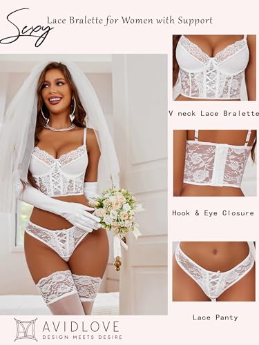Image of Avidlove Sexy Lace Lingerie Set Lingerie for Women