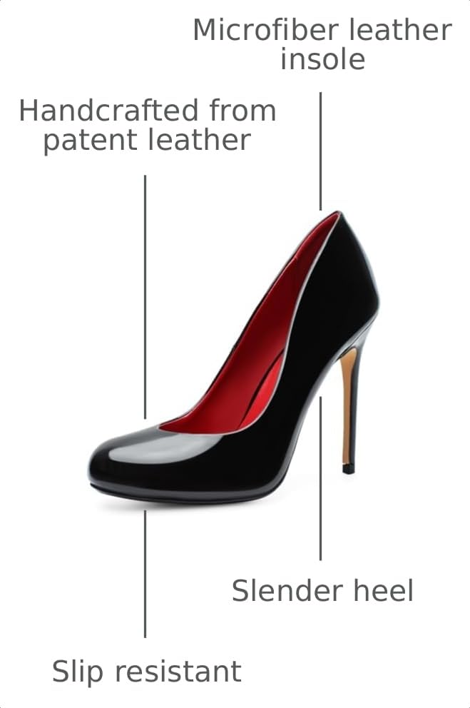 Image of Unisex High Heels for Men and Women 4.7 Inch Stiletto Heels