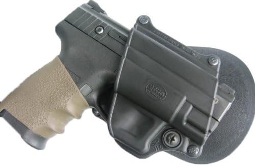 SP11B Fobus Black paddle Right Hand RH Gun Holster for Taurus 24/7 9mm & .40 cal & Taurus Millennium PT-145, PT-745, Taurus PT609 & Taurus Millennium Pro, Taurus Titanium & Springfield Armory XD, XDM 9mm .357 & .40 cal & HS P2000 (Croatia) 9mm .357 & .40 cal & H&K P2000 9mm .357 & .40 cal & Sig Sauer Models 250 / 250C & Sig Sauer 2022 & Ruger 345 + Best Security Gear Magnet