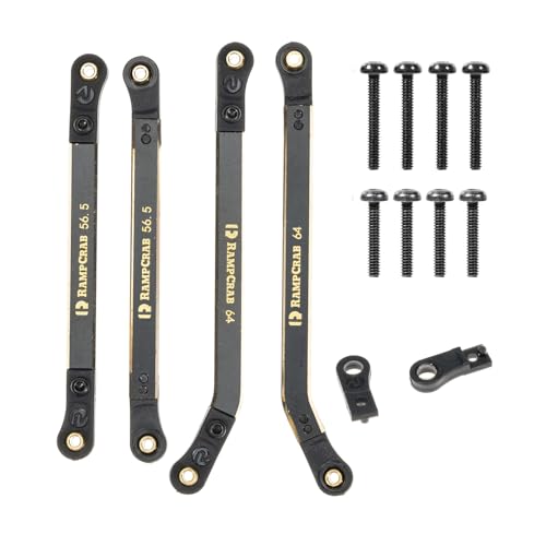 Maillons en laiton arrière RampCrab SCX24 GX 470 noirs pour voiture RC