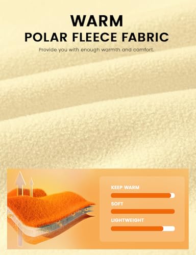 TBMPOY Womens Polar Fleece Jacket Full Zip Warm Winter Jackets with 4 Pockets Lightweight Hiking Outdoor Thermal Coat3