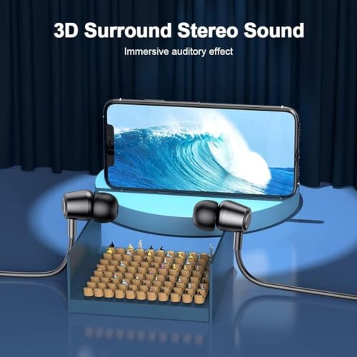 Image of Powerbeat Imon2 Dual Pairing Wireless Neckband with Mic | in-Ear Neckband | 150Hrs Hours Backup | 9D Deep Bass Sound | Gaming Mode (Upto 50ms) | ENC Calling | Voice Assistant