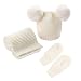 Dinnesis Winter Children - Berretto con manopole, 7 5/8, bianco, Taglia unica