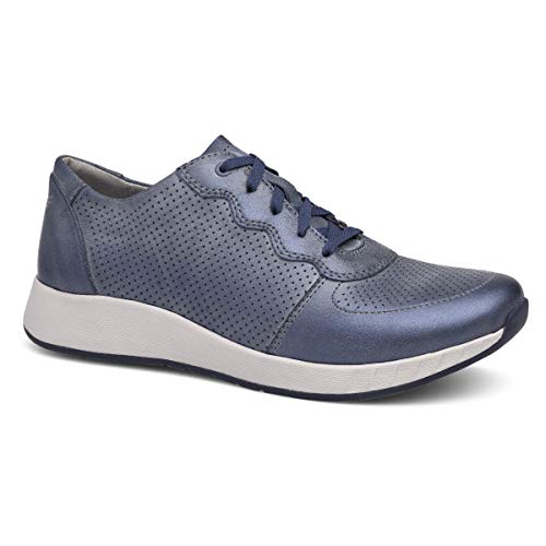 Dansko Women's Christina Blue Metallic Sneakers 8.5-9 M US