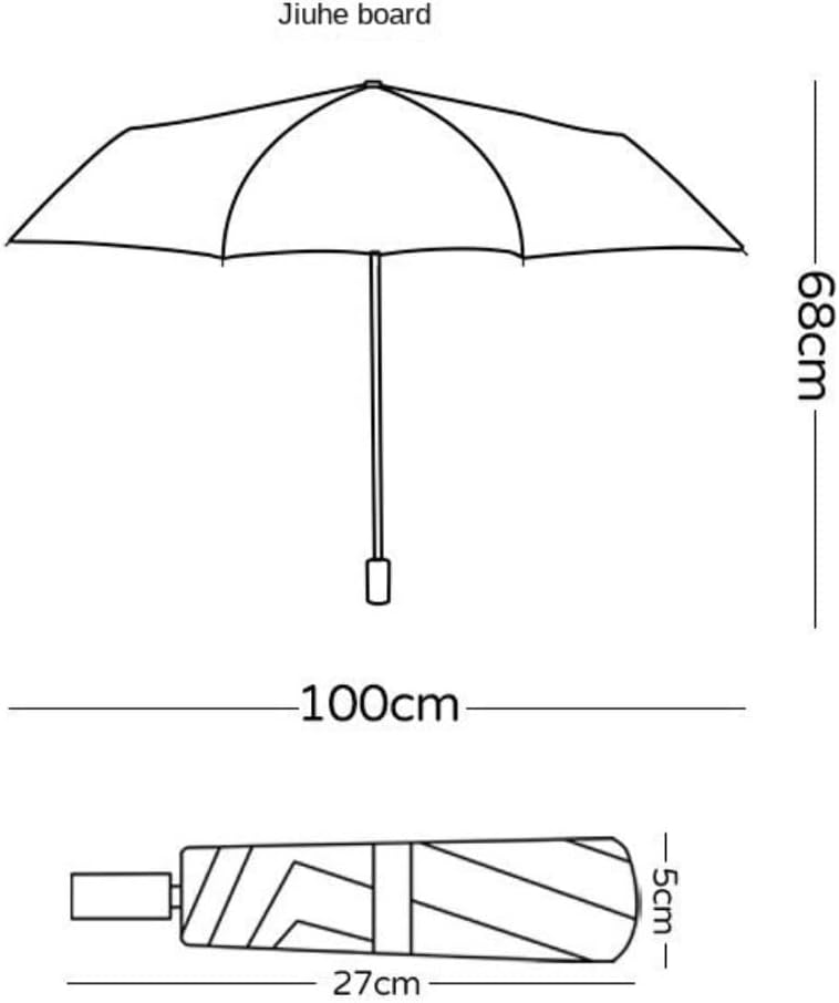 Portable Umbrella for Travel Folding Umbrellas Cartoon Umbrella Sunshade Folding Sun Umbrella Sunscreen UV Protection Dual-use Umbrella Umbrella Outdoor(Green)
