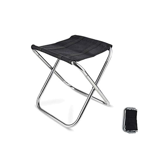 Cavalo portátil de liga de alumínio, mini banquinho de acampamento, cadeira de piquenique forte e le