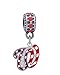 Washington Nationals Patriotic Logo Charm