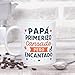 Imagen de MUGFFINS taza papa con frase Papá primerizo cansado pero encantado en Español 330 Ml