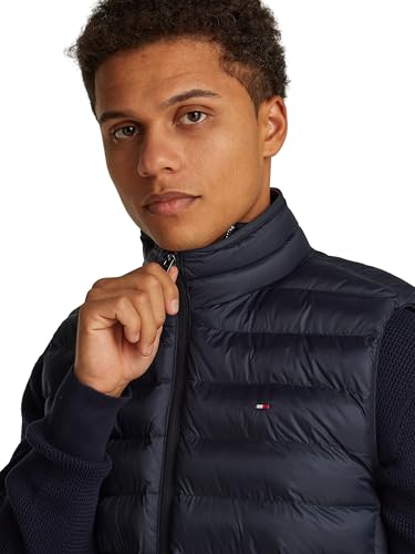 Tommy Hilfiger Gilet pour homme, Bleu (Desert Sky), XXL