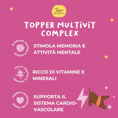 Multivit Complex | Suplemento Multivitamínico Perro | Topper Líquido con Vitaminas para Perros A‑B‑C‑D3‑E, Minerales y Aminoácidos Esenciales para Energía y Sistema Inmunológico | 2 x 100 ml | Hygge - imagen 2