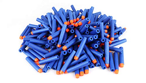 100 Nerf N Strike Blaster Compatible Dart Bullets, 100Pcs Nerf Bullet Refill Darts Ammo Premium Foam Bullets Pack Compatible For Nerf N-Strike Elite Guns #TOP2