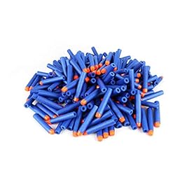 Refill Darts Bullets Compatible with Nerf Guns N-Strike Elite Series Blaster, 100Pcs Nerf Bullet Refill Darts Ammo Premium Foam Bullets Pack (100 Blue)