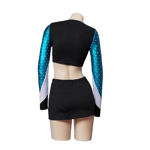 Rocaillecos Maddy Perez Cheerleading Outfit Maddy Cosplay Costumes For Girls Halloween Cute School Cheerleading Uniform #TOP1