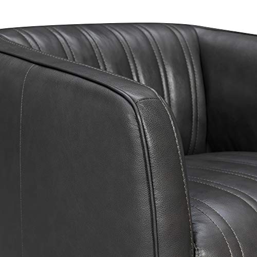 Sillón Giratorio Piel Pardo miniatura 6