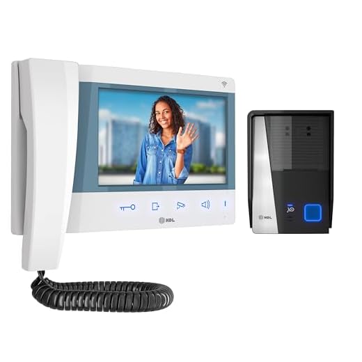 PORTEIRO ELETRONICO HDL VIDEO KITS VIDEO CONNECT - 7" TS WIFI BRANCO - 90.02.11.003