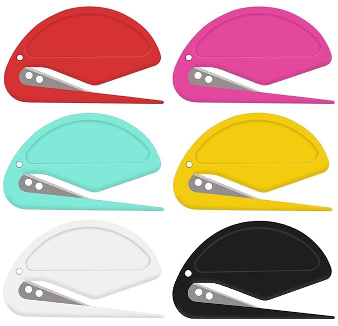 Letter Opener Envelope Slitter – Envelope Opener,Mail Opener,Wrapping Paper Cutter,Package Opener (Pack of 2, Multicolor)-image-34
