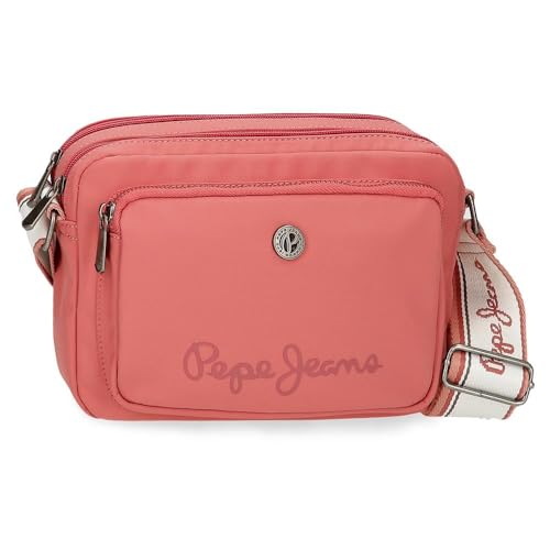 Pepe Jeans Corin Bandolera Rosa 25x18x7 cms...