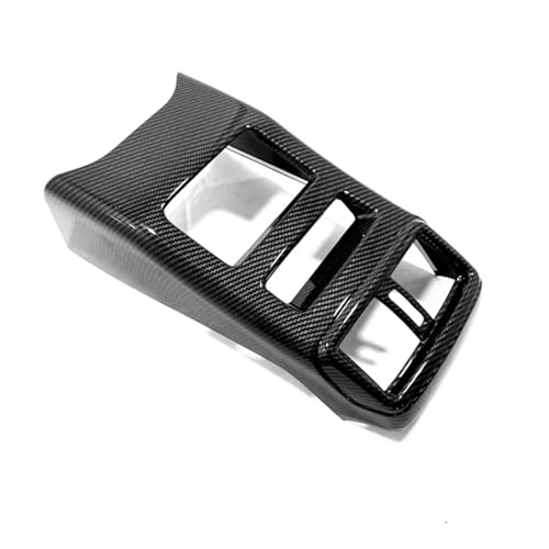 WSBOJXTH Car modification Compatible With Nissan For Qashqai J11 2018 2019 2020 ABS Car Armrest Trims Cover Seat Rear Air Conditioning Outlet Vent Decoration Accessories(Black)
