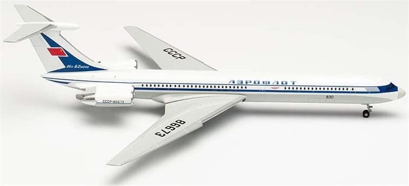 Amazon | Herpa 1/200 完成品 Aeroflot Ilyushin IL-62M Le