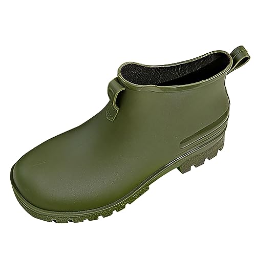 Bottes de pluie homme mi-mollet étanches contre la boue