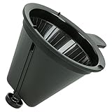 Philips 996500006592 - Portafiltros con mecanismo antigoteo para cafeteras HD5400 HD5405, color negro