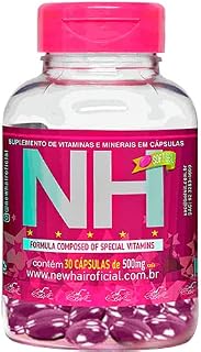 Belkit NH New Hair - Cápsulas Crescimento Capilar Pele Unhas 30 dias