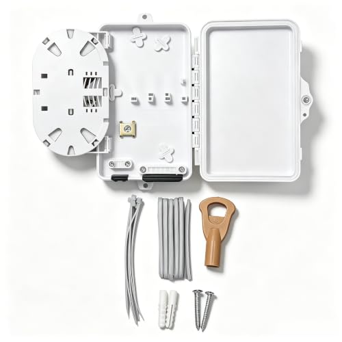 Boîte de distribution de fibre optique raccordement FTTH stable extérieur maison