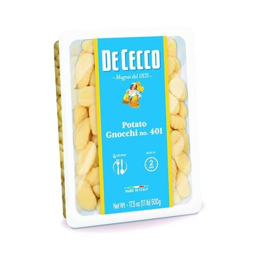 De Cecco Pasta, Potato Gnocchi No.401, 17.5 Ounce (Pack of 4)