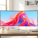 ZZA 34 Inch Ultrawide Curved Monitor Built in Speakers 4K Gaming