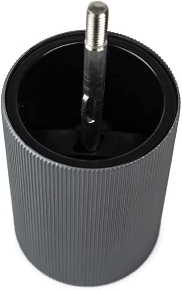 PEUGEOT- Line Pepper Mill - Classic Grind Adjustment - Aluminum and PEFC Certified Wood-Made in France - Carbon Color. 12 cm -4.75"