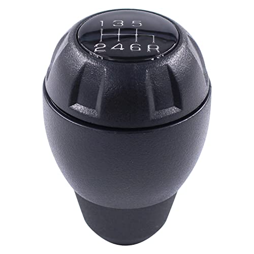 NewYall Black 6 Speed Manual Transmission Shift Knob for Jeep Wrangler 2007-2018 Gear Shifter