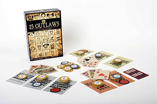 Buffalo Games 25 Outlaws Juego de Cartas Poker miniatura 2