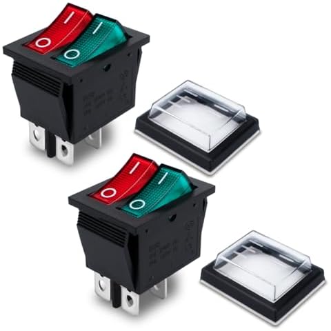 Innfeeltech Mini Rocker Switch Set with Caps Cover