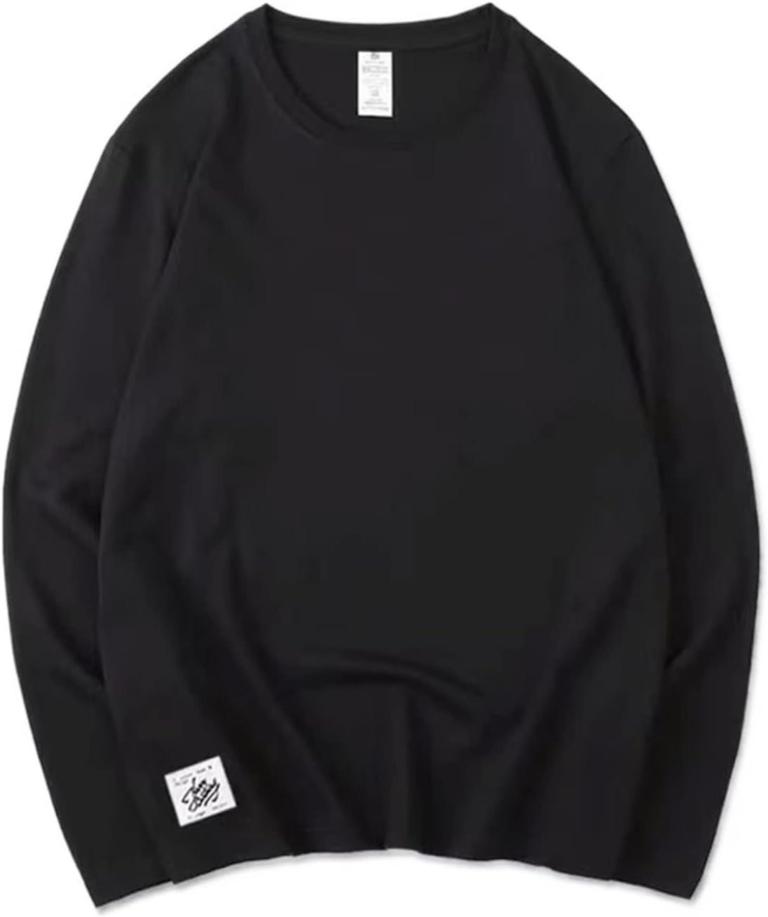 HBEIDAHUANGHBEIDAHUANG Men's Long Sleeve Shirts Long Sleeve T-shirt, Cotton T-shirt, Autumn And Spring, Casual (Size : L)