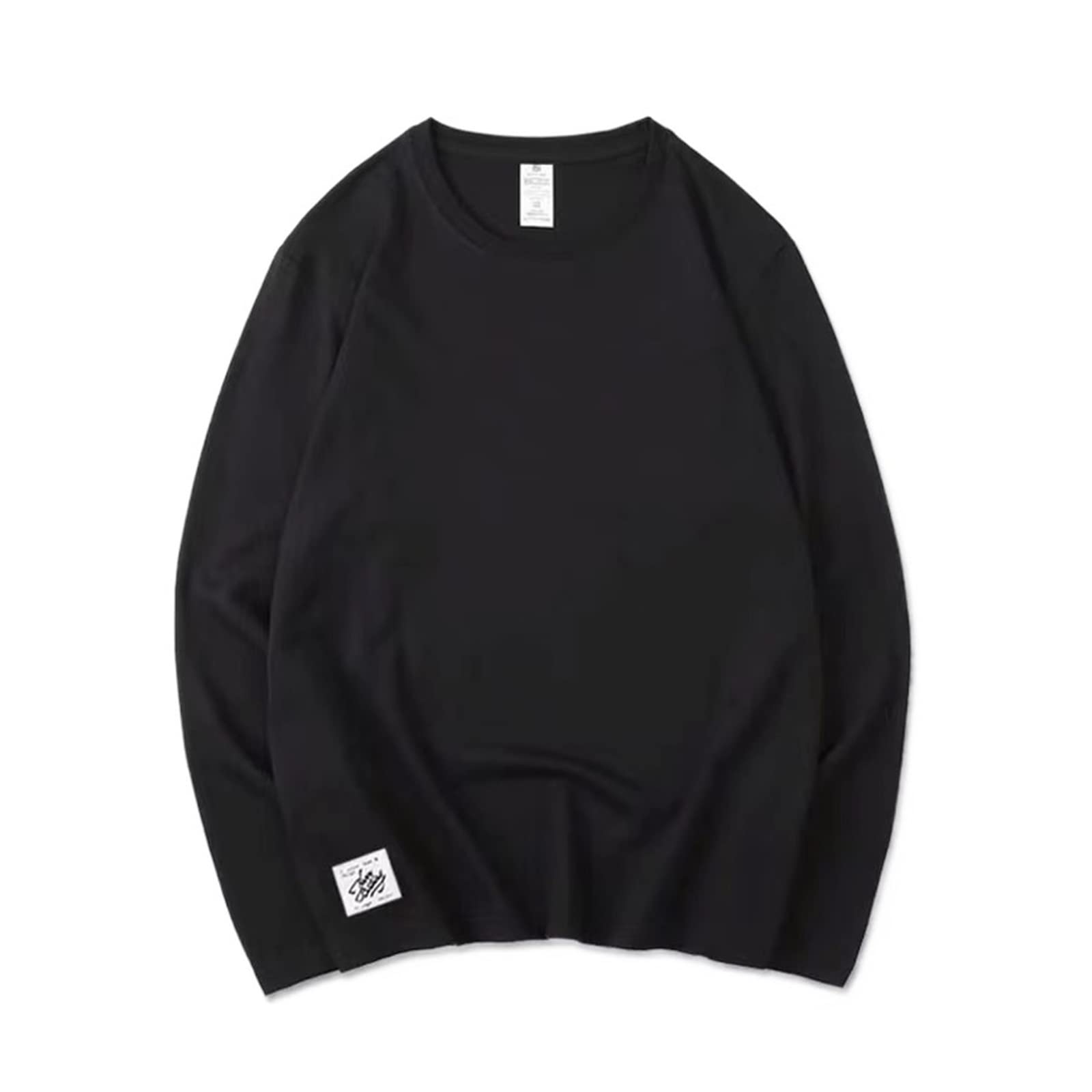 HBEIDAHUANGHBEIDAHUANG Men's Long Sleeve Shirts Long Sleeve T-shirt, Cotton T-shirt, Autumn And Spring, Casual (Size : L)