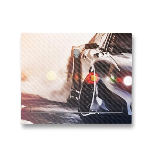 Image of MightySkins Carbon Fiber Skin Compatible with Alienware X14 R2 (2023) Full Wrap Kit - Headlight Flare | Protective, Durable Textured Carbon Fiber Finish | Easy to Apply | Made in The USA