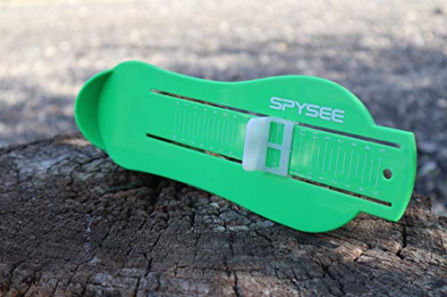 Kids Foot Measurement Device Us Sizes | Professional Foot Gauge Kids Measuring Shoe Sizer For 0-8 Years Old Use (Green) #TOP3