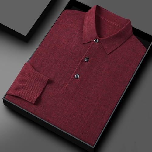 Spring and Autumn Men's Loose Leisure Top Collar Underwear Knitted Sweater Sweater3